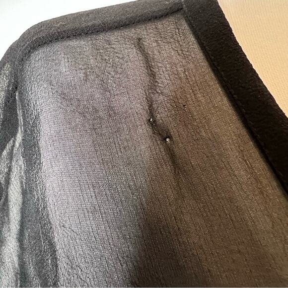 Barbara Bui silk sequin owl top semi sheer sz 38 - Picture 8 of 8